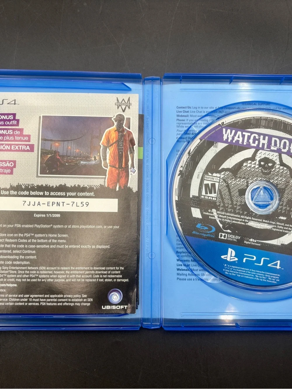 Watch Dogs 2 (PlayStation 4, 2016)